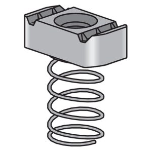 Channel Nut With Standard Spring for Series CH1000, CH1100, CH3000