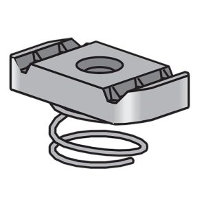 Channel Nut With Short Spring for Series CH3300, CH4000, CH4100