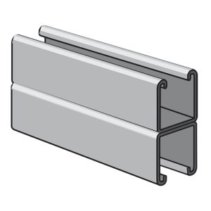 CH1001 - 3-1/4" x 1-5/8" 12 Gauge Back-to-Back Channel