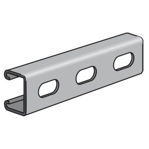 CH4100T - 13/16" x 1-5/8" 14 Gauge Channel with Slots
