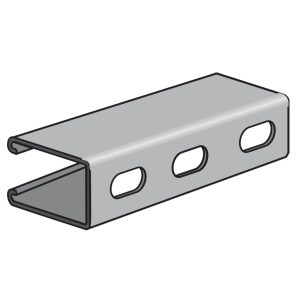 CH5000T - 3-1/4" x 1-5/8" 12 Gauge Channel with Slots