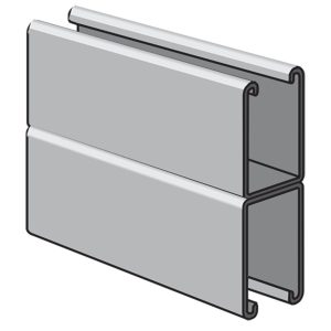 CH5501 - 4-7/8" x 1-5/8" 12 Gauge Back-to-Back Channel