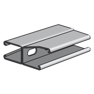 CH5501T - 4-7/8" x 1-5/8" 12 Gauge Back-to-Back Channel with Slots