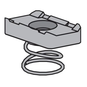 Channel Nut With Spring for Series CH7000