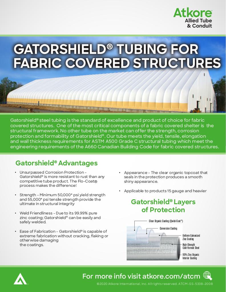 Allied Tube & Conduit Fabric Covered Structure Flyer